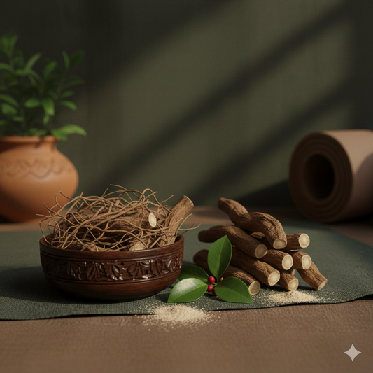 Five Roots Organic Ashwagandha Root Powder – Stress Relief & Muscle Recovery